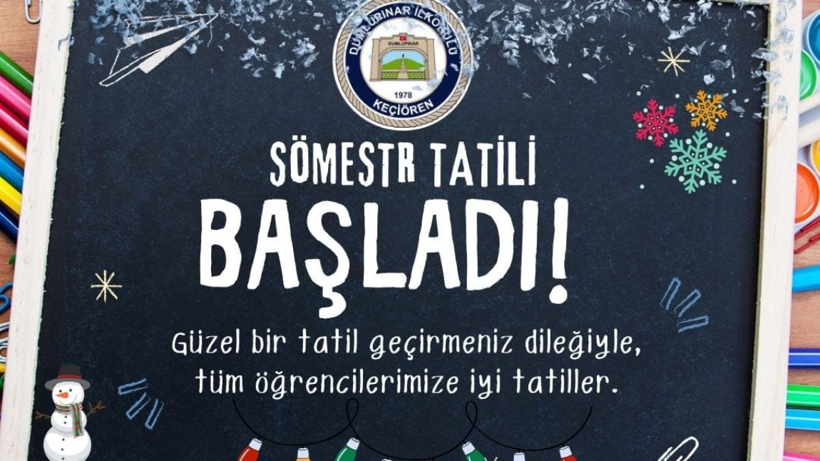 2024-2025 EĞİTİM ÖĞRETİM YILI I. DÖNEM KARNE TÖRENİ